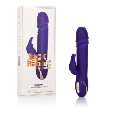 Best G-Spot Vibrator - CalExotics Jack Rabbit Signature Silicone Thrusting Rabbit