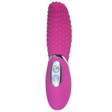 Pink  Textured Tongue Vibrator