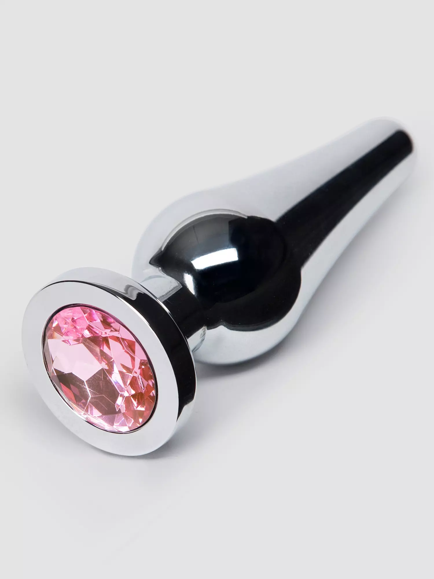 LuxGem Pink Jewelled Metal Butt Plug