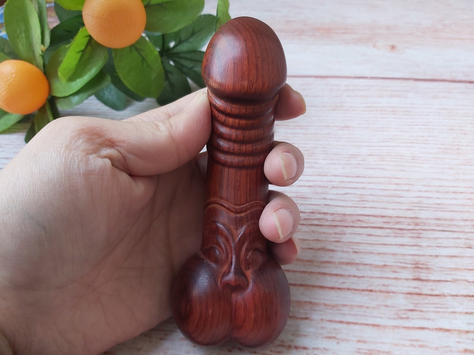 wood dildo