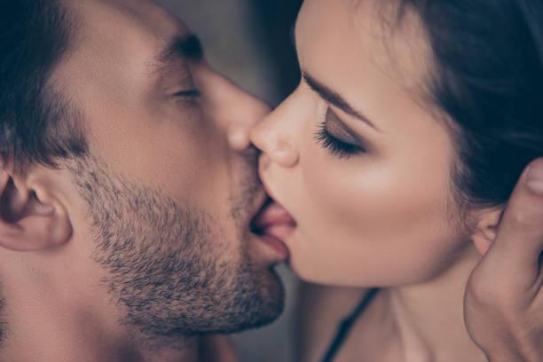 couple kissing passionately