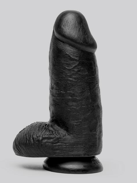 King Cock Mega Chubby Realistic Black Suction Cup Dildo