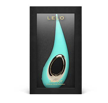 The Lelo Dot pinpoint vibrator comes with a USB charger and pouch for safekeeping.